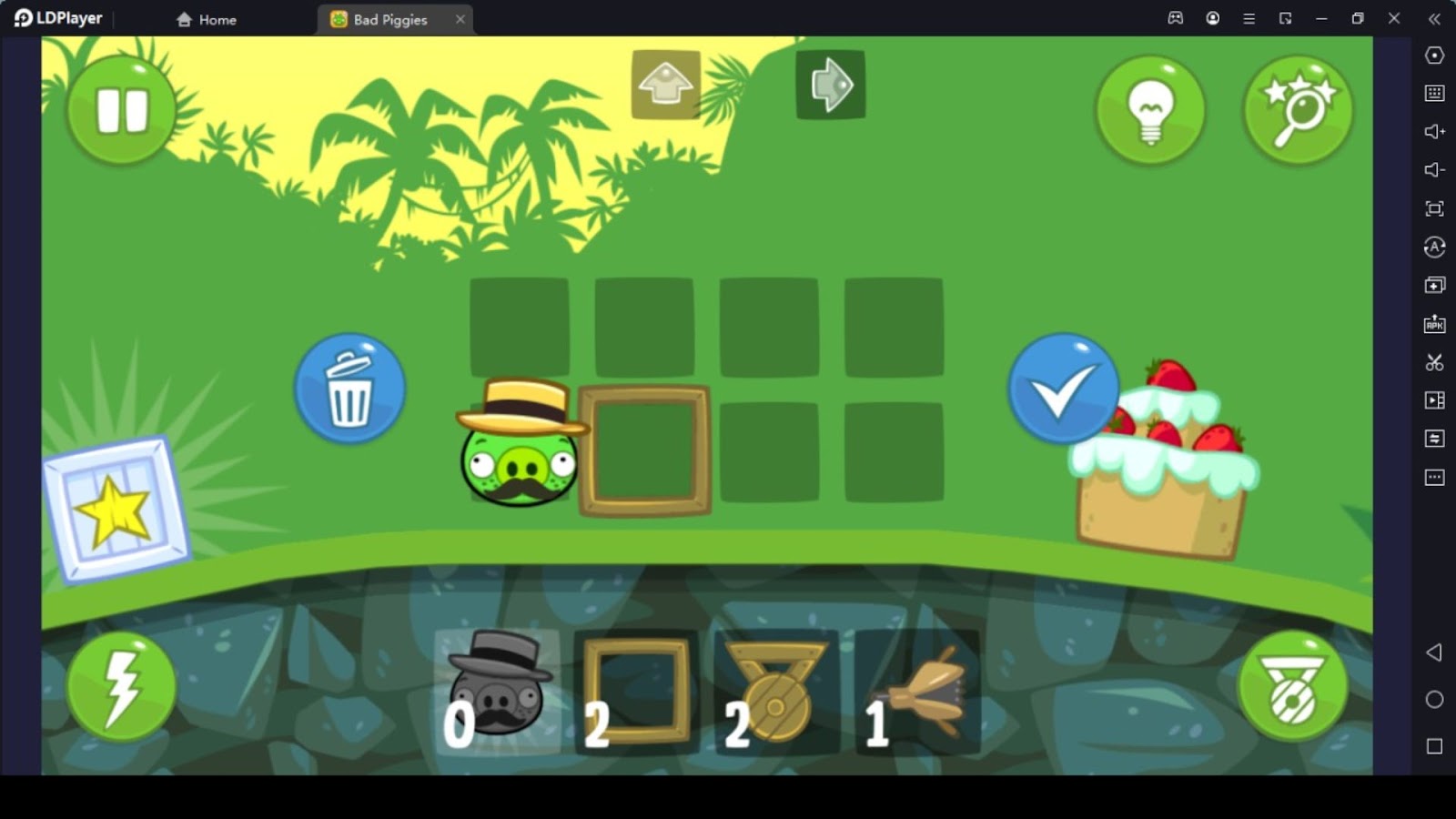 Leaving Out Some Parts Is Ok in Bad Piggies
