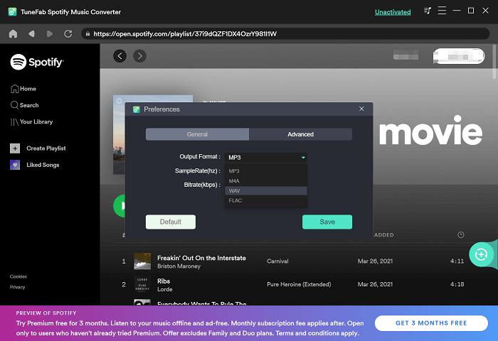 Spotify to MP3 Playlist