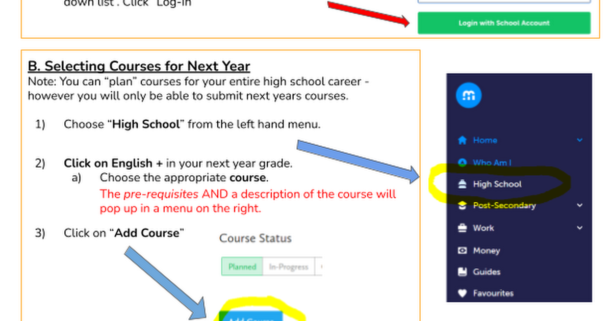 High School Course Registration (Step-by-Step Guide)
