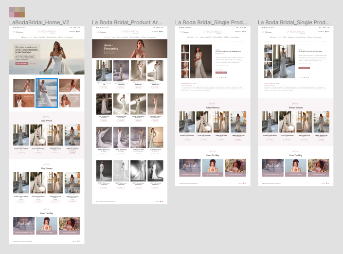 CASE STUDY- La Boda Bridal The Design