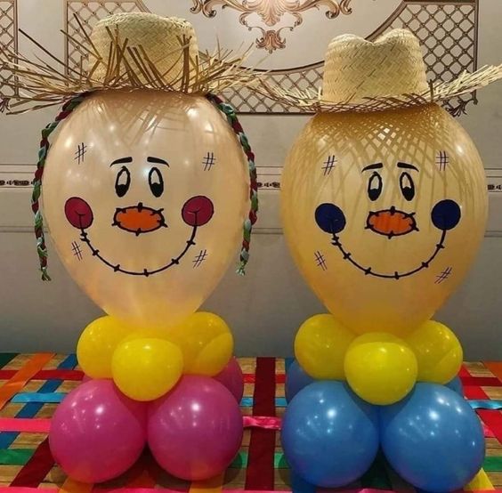 balões personalizados para o seu arraial