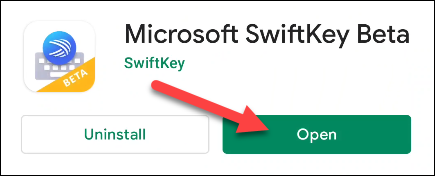 cài đặt ứng dụng Microsoft SwiftKey Beta