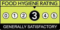 B Bar Food hygiene rating is '3': Generally satisfactory