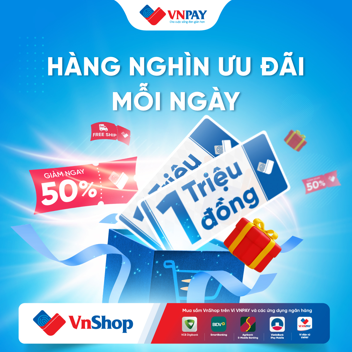 Thanh toán qua VNPAY lại được giảm giá