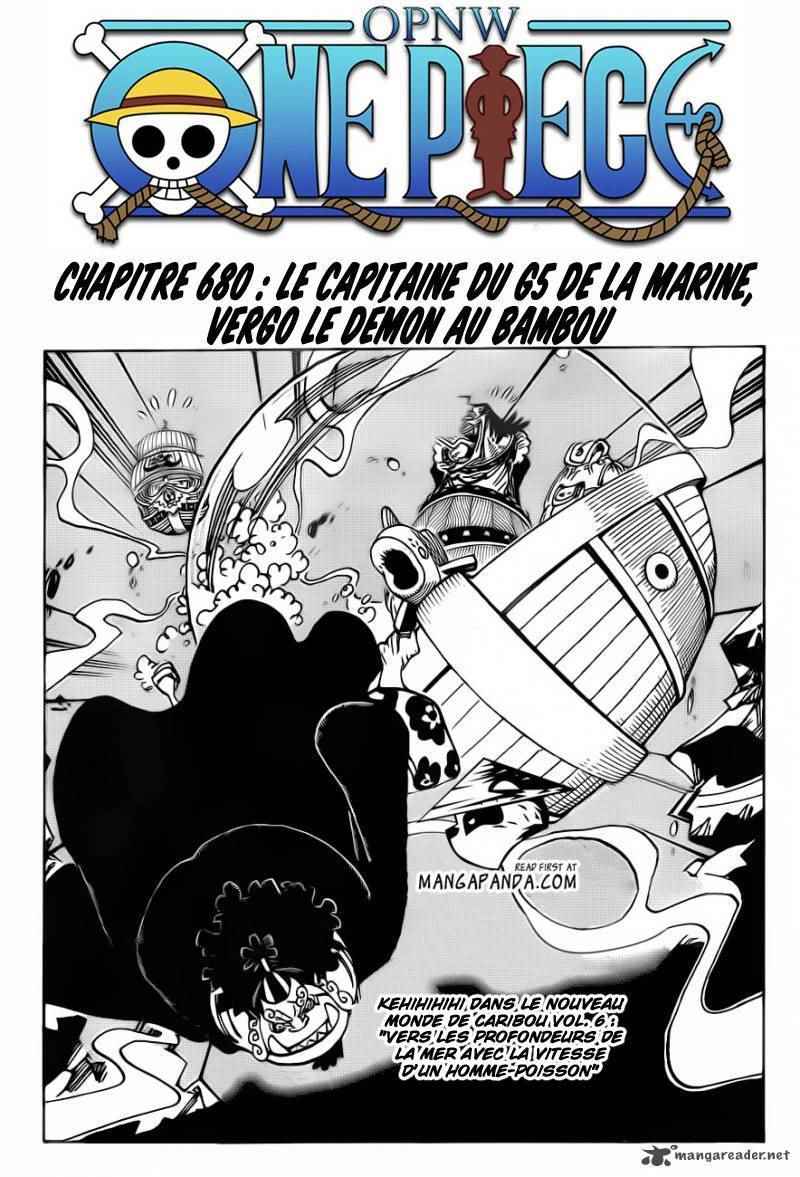 One Piece Chapitre 680 - Page 2