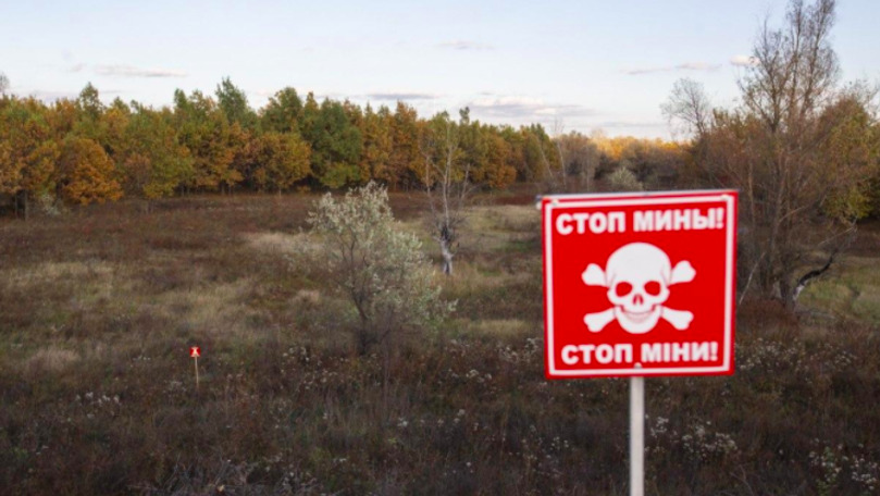Câmpurile agricole din Ucraina, minate de soldații ruși