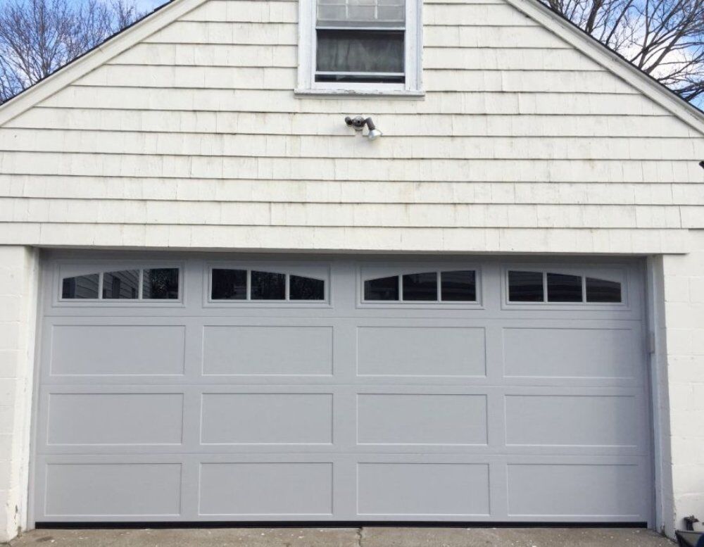 White Colored Garage Door