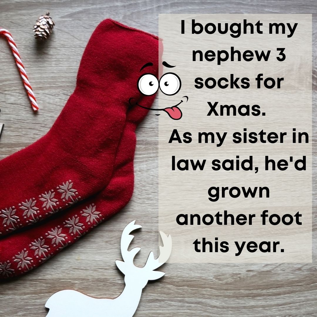 Xmas sock pun