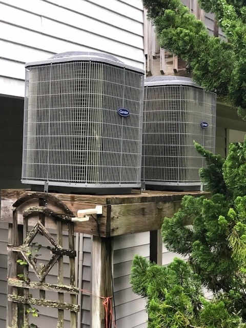 Carrier Air Conditioning Systems Installed Outside The Home