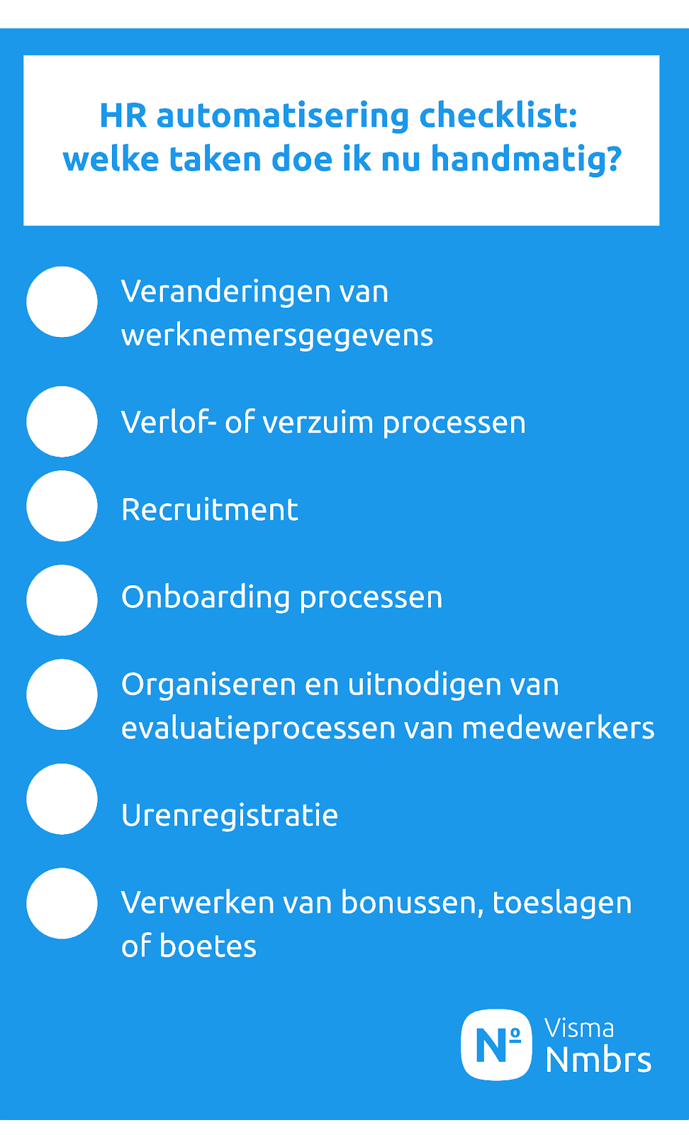 Checklist Is HR software iets voor jou?