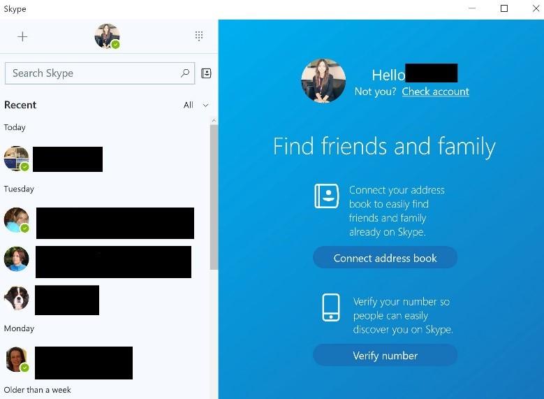 find friends and family using your address book