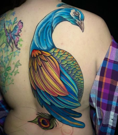 67 Elegant And Pleasing Peacock Tattoos Ideas And Designs For Beautiful ...