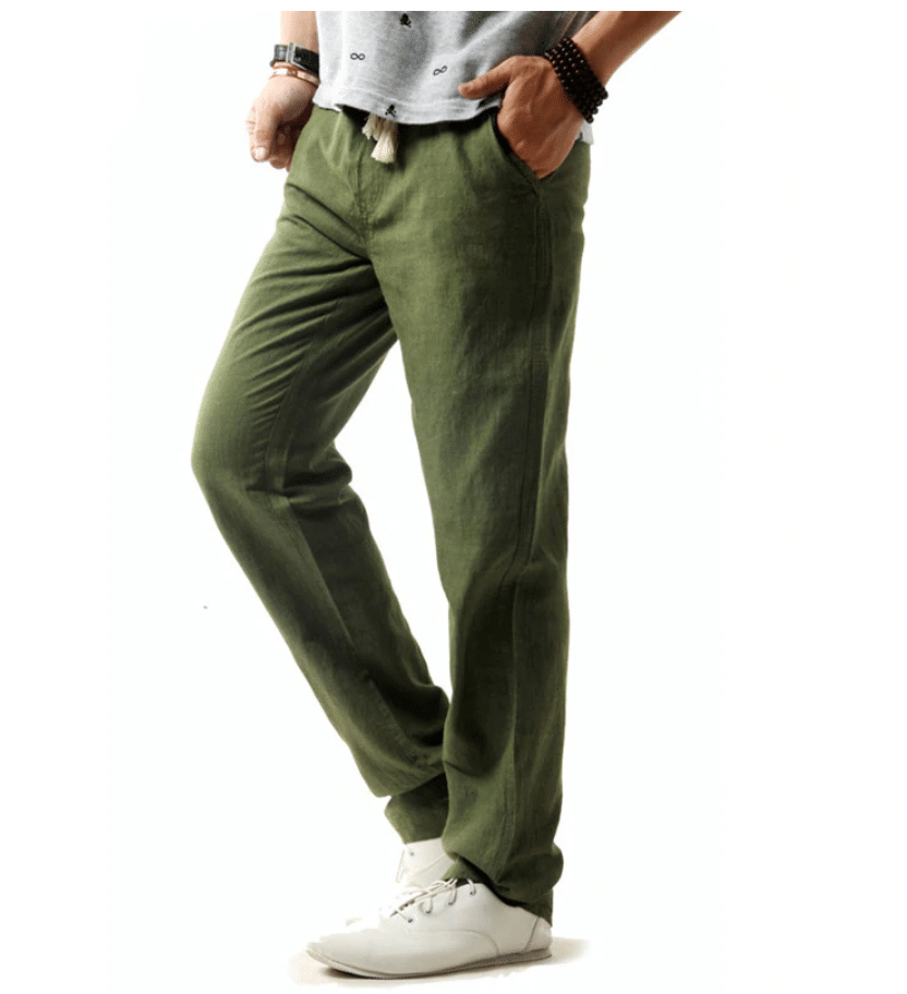 cotton pants men summer