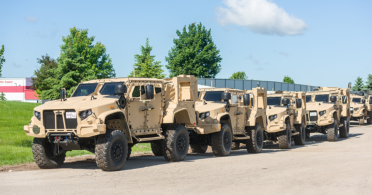 Oshkosh's Joint Light Tactical Vehicles