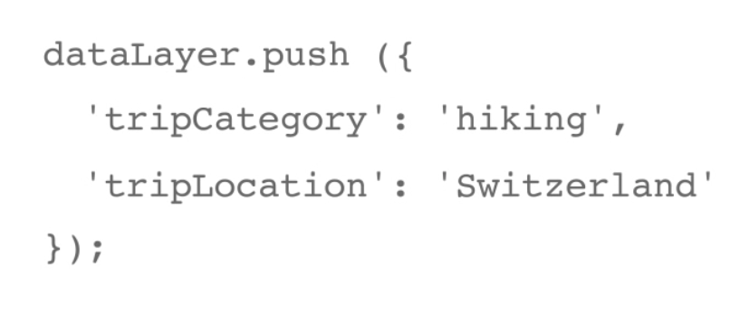 Data Layer in GTM - javascripr push