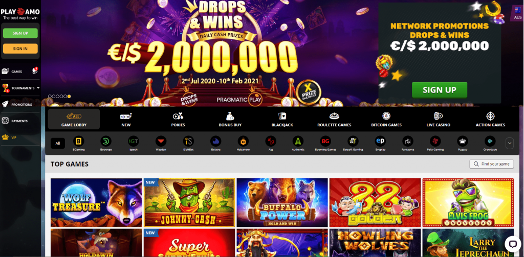 PlayAmo Best Australian Online Casinos