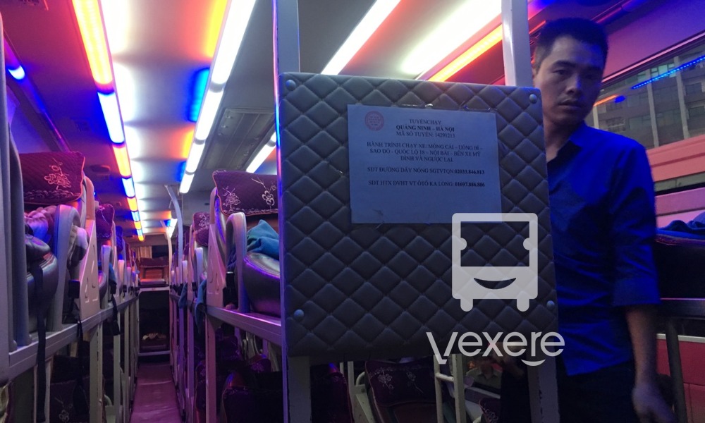 Nội thất xe Ka Long Limousine VIP đi Quảng Ninh từ Hà Nội