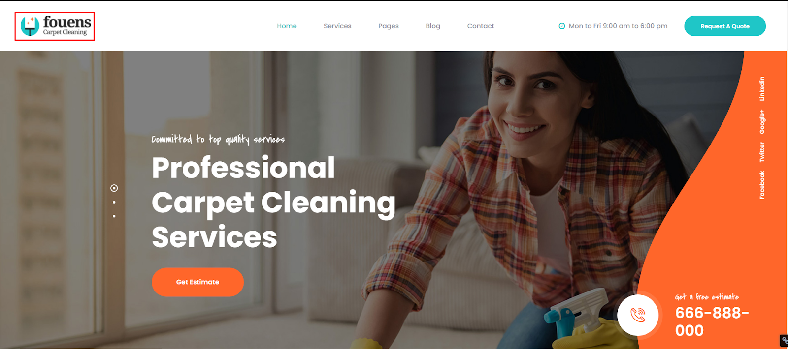 Fouens - Carpet Cleaning WordPress Theme 