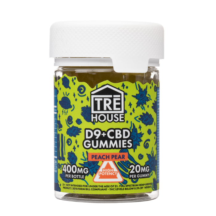 Tre House Delta 9 Gummies w/ CBD 400mg $19.99