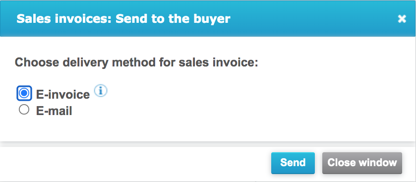 start sending e-invoices