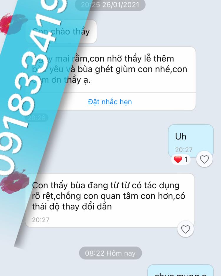 bùa yêu sau 7 ngày