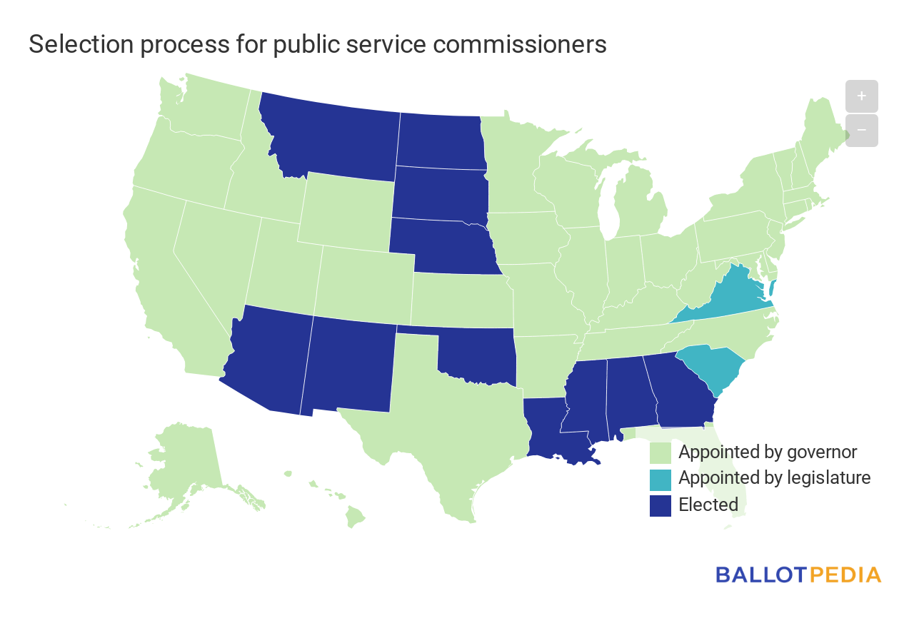 Selection process for public service commissioners