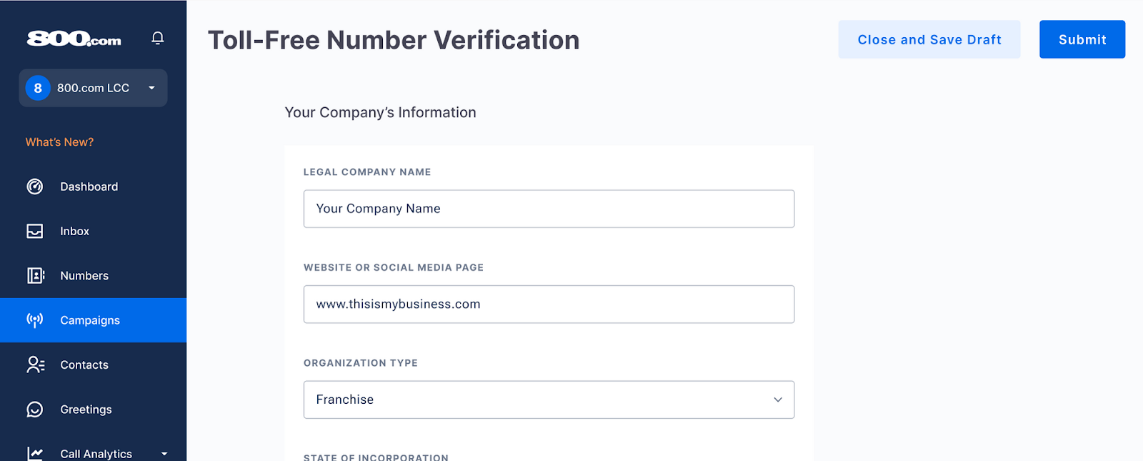 verify your number step 3