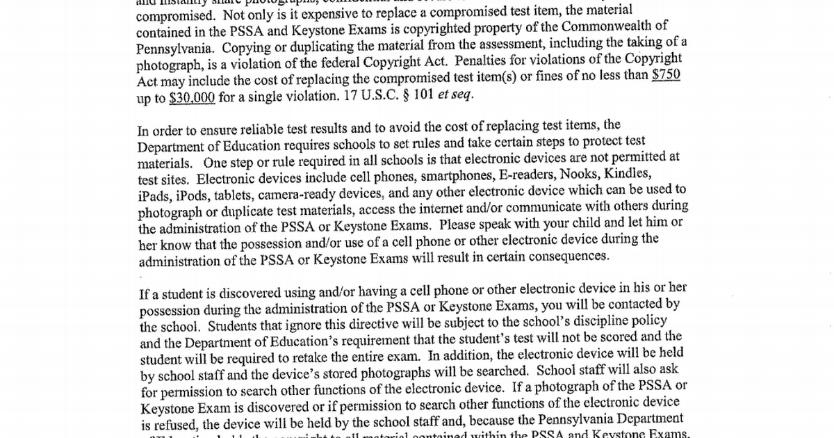 2015 PDE Electronics Policy to Parents.pdf