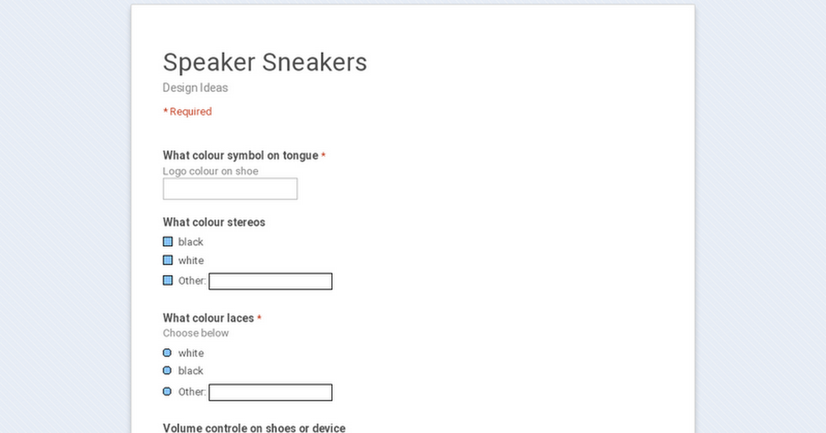 Speaker Sneakers