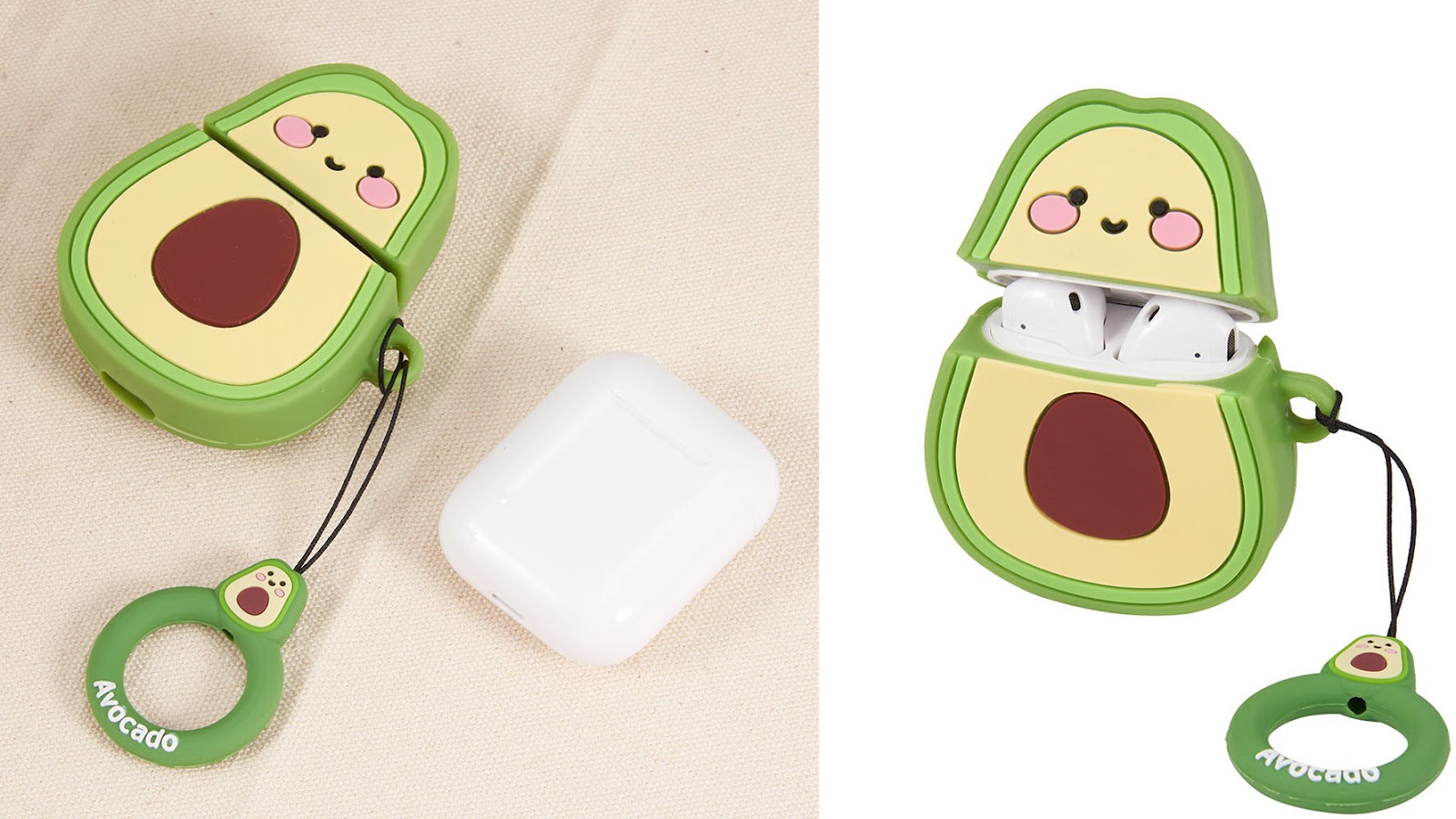 creative food avocado airpod case custom company anniversary gift ideas