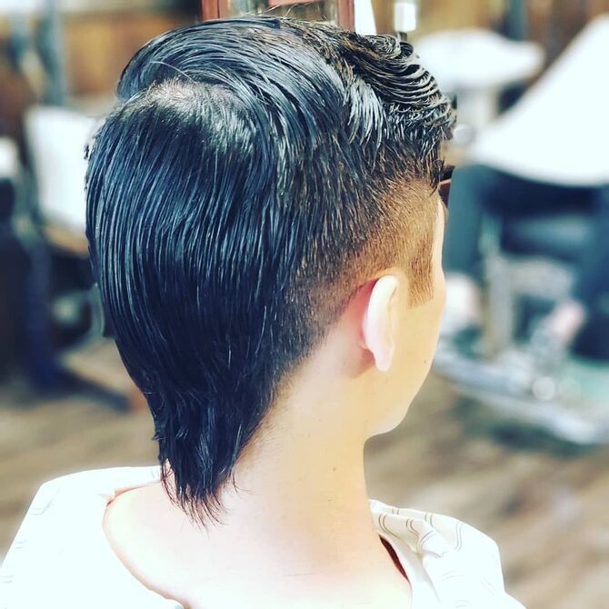 Trendy mullet haircut - are you ready for a bold change?  37