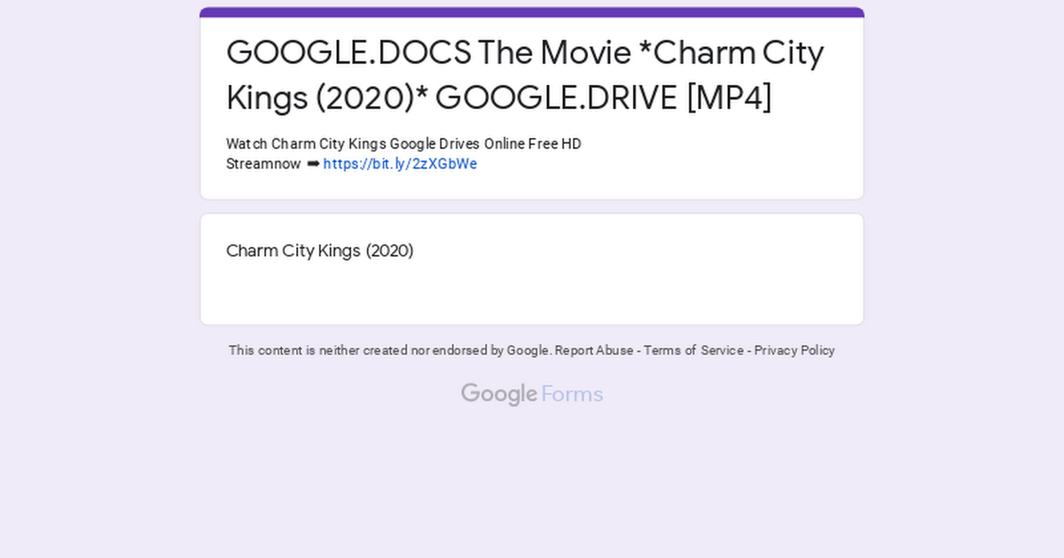 Googledocs The Movie Charm City Kings 2020 Googledrive Mp4
