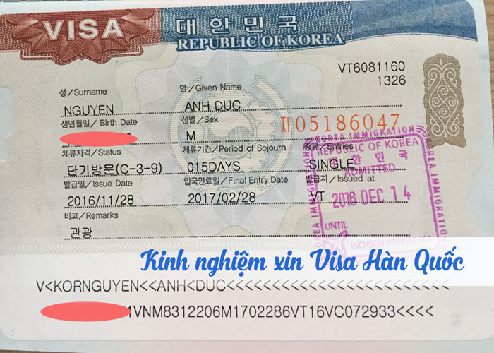 Dịch vụ làm visa Hàn Quốc - Tích lũy kinh nghiệm để điền hồ sơ cấp visa nhanh chóng