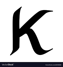 how to make a cursive k