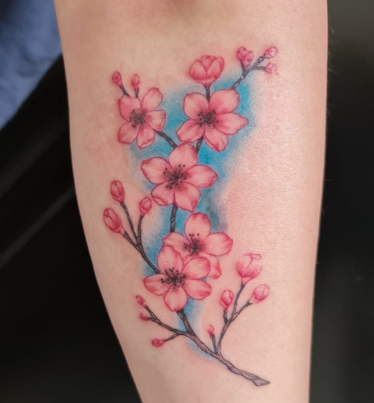japanese flower tattoo 