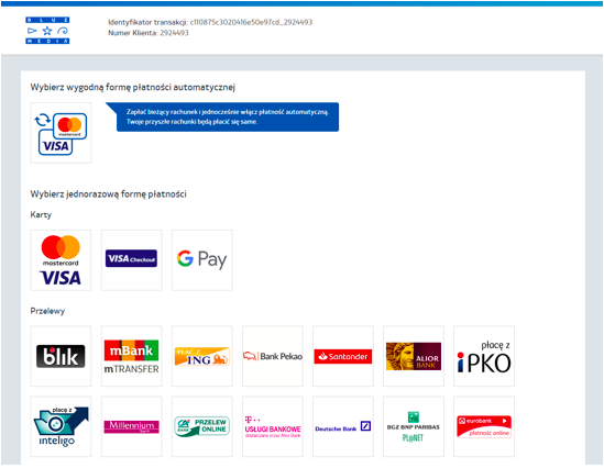 Google Pay dostępne w ramach Płatności Online Blue Media Nowyoutsourcing.pl