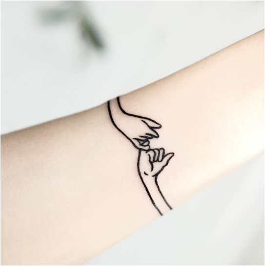 Hand Hold Tattoo