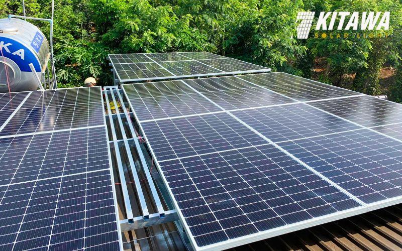 Dự án lắp điện mặt trời áp mái 10kW