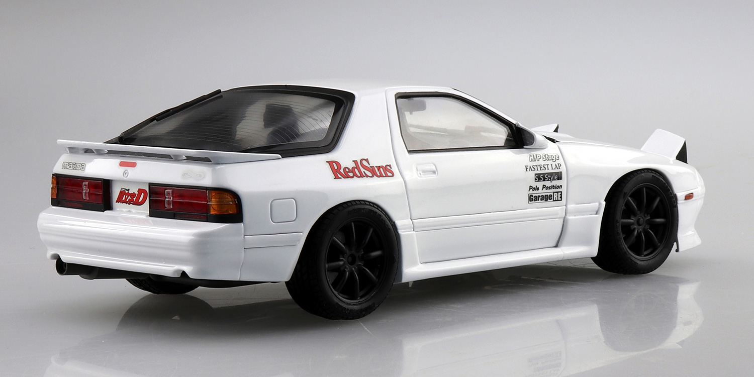 Aoshima 1 24 Pre Painted 頭文字d 高橋涼介fc3s Rx 7 第11集赤城對決仕樣組裝模型 模型格納庫hobbygarage 鋼彈模型玩具公仔景品pvc預購專賣店