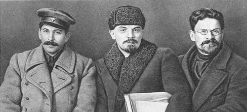 Stalin, Lenin and Kalinin at the VIII Party Congress, Moscow, 1919] |  Digital Pitt