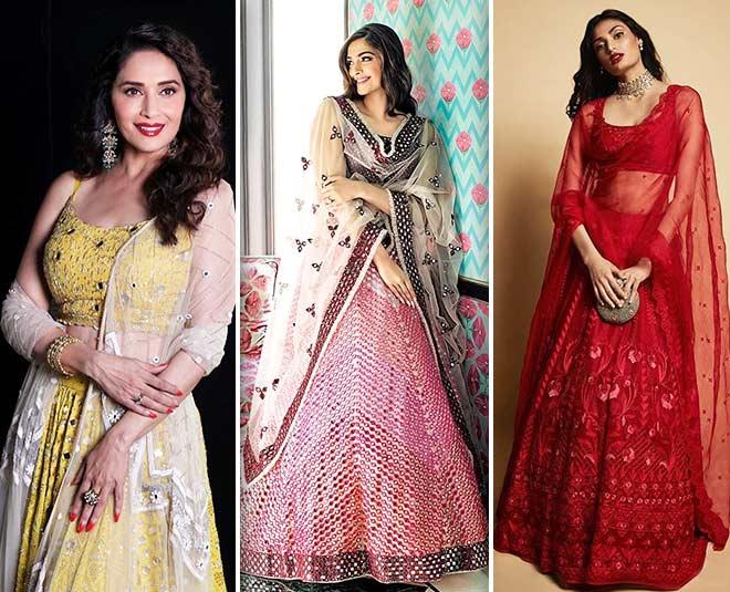 Bridal Lehenga: Fom Madhuri Dixit To Sonam Kapoor Get Inspired From Stylish  Lehengas Of 5 Bollywood Actresses In Hindi