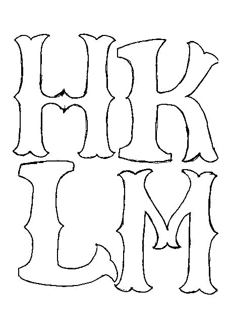 molde de letras em eva para baixar e imprimir