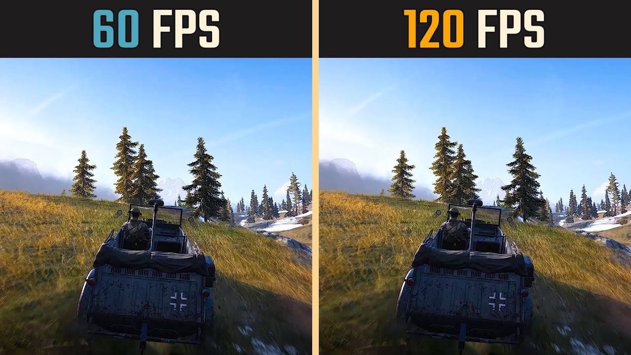 Difference Between 60 FPS and 120 FPS