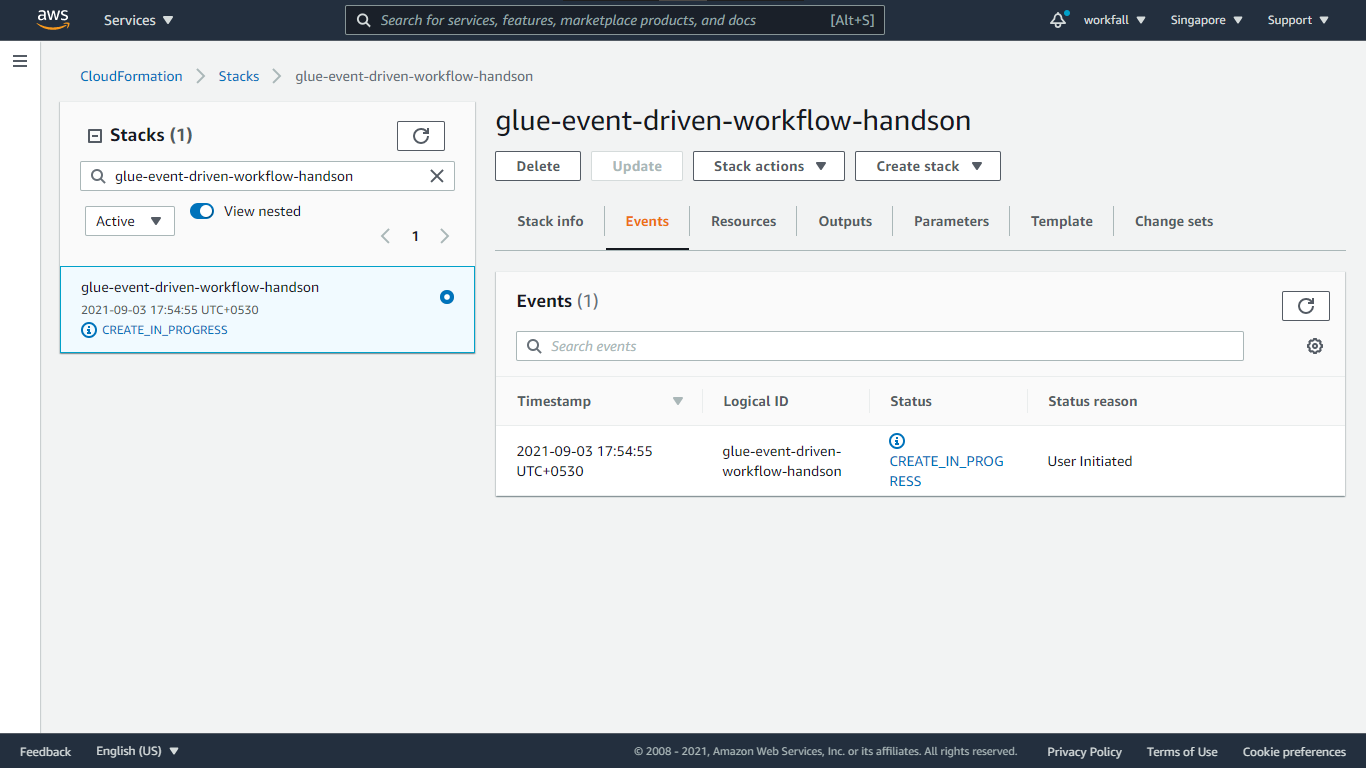build a serverless event-driven workflow with AWS Glue and Amazon EventBridge