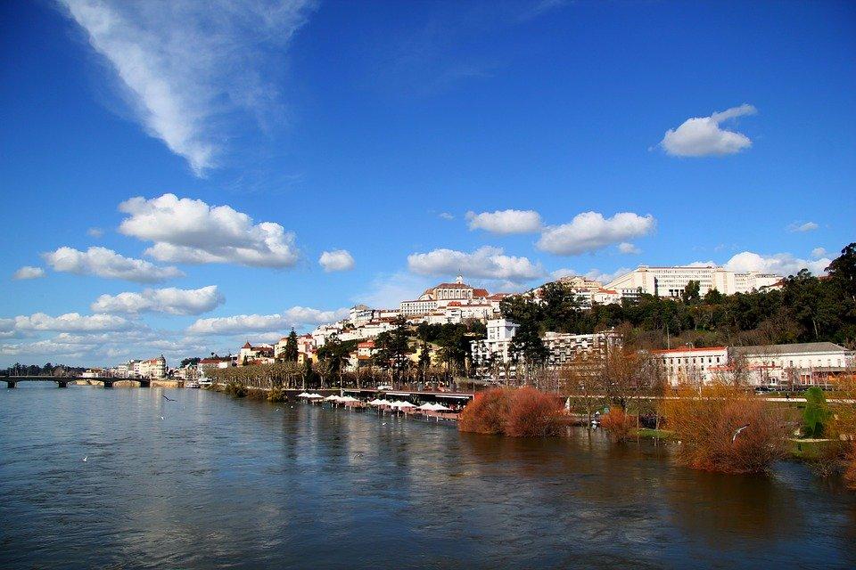 Coimbra, Mondego, Portugal, City, Rio, Landfill