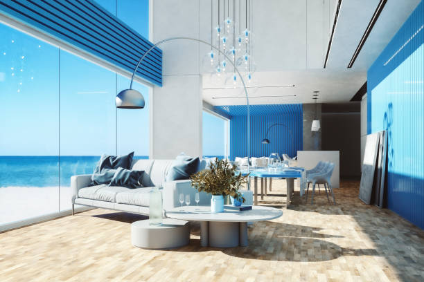 Coastal 4-Floor House Design