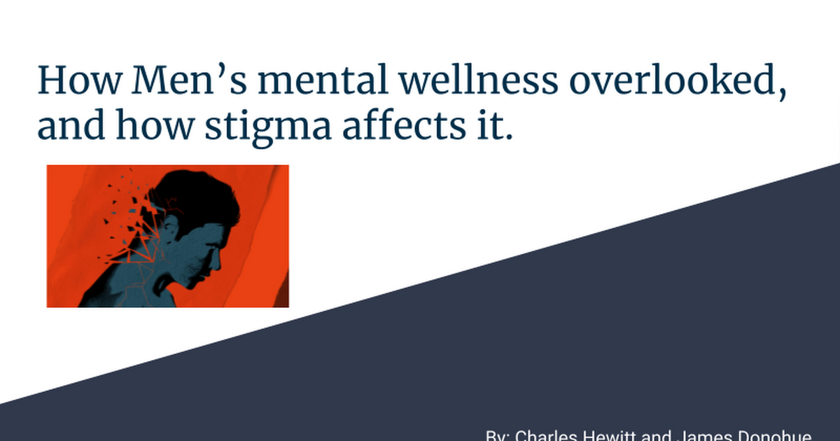 Men's Mental Wellness PSA Slideshow