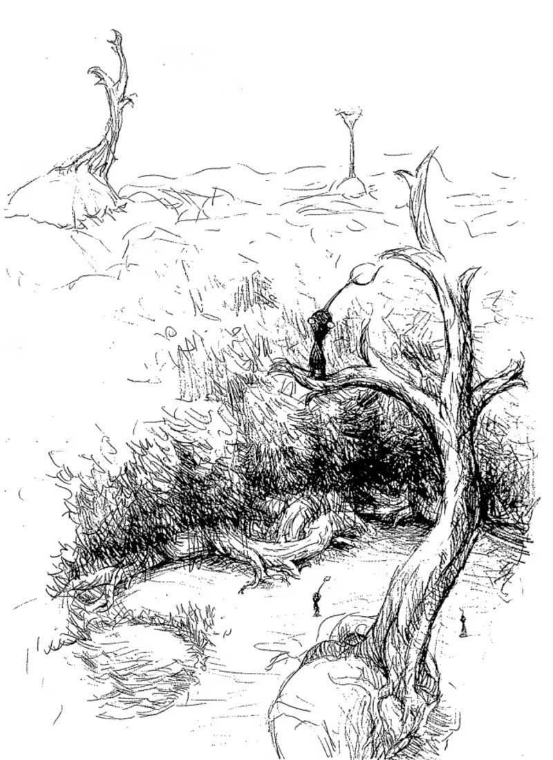 Pikmin early sketch