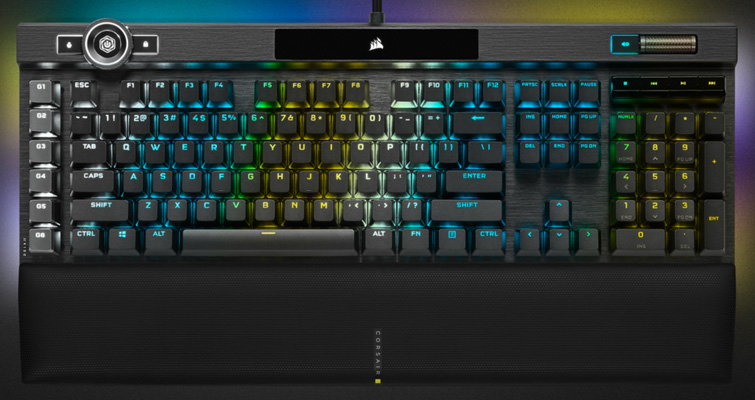 The macro keys of gaming keyboards make them a better option for gaming with a laptop.