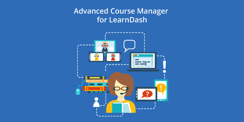 Gerente de curso avançado para LearnDash